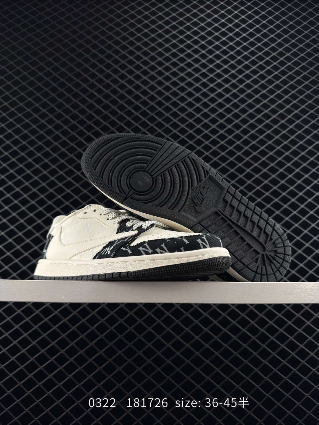 fragment design x Travis Scott x Nike Air Jordan 1 Low OG SP”Black/Green Toe“